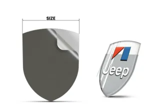 Jeep Personalized Business Stickers Pro Max Resilient Look